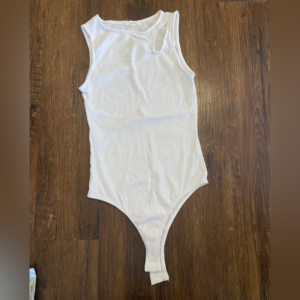 White bodysuit.
